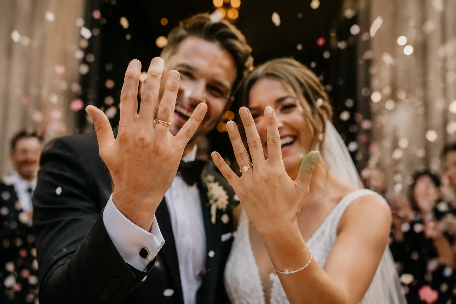 Personalisierte Hochzeitssongs und emotionale Erinnerungen eines Brautpaares nach der Hochzeit